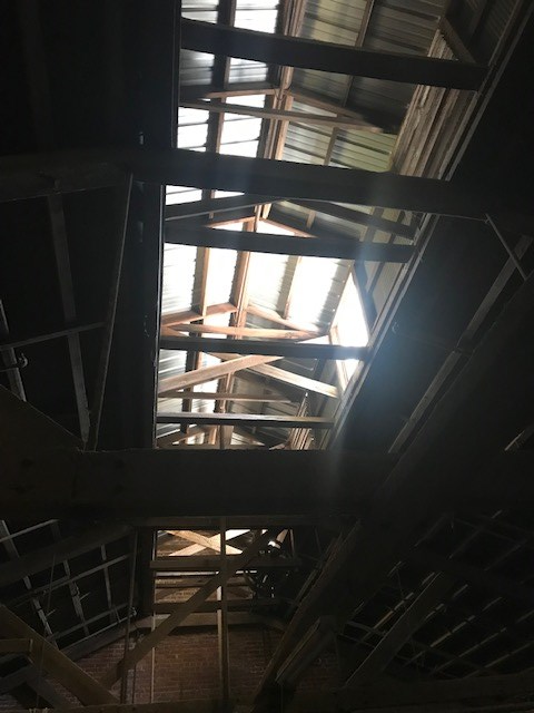 skylight in warehouse
