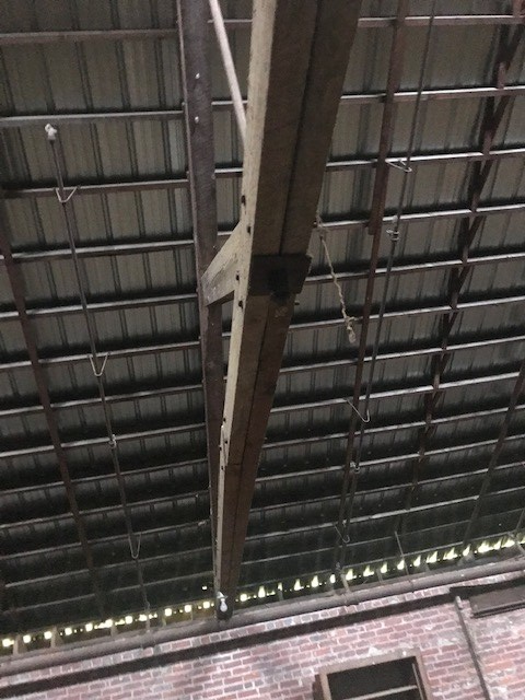 ceiling in warehouse